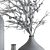 Elegant Vase Set with Branch 3D model small image 5