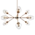 Savvy Antique Brass Chandelier 3D model small image 1