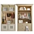 Kid's Decor Wardrobe 3D model small image 1