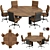 Sleek 2015 Conference Table 3D model small image 6