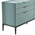 Metropolitan 6-Drawer Chest - Stylish Storage Solution 3D model small image 2