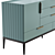 Modern Metropolitan Chest of Drawers 3D model small image 2