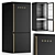 Sleek Smeg Fridge: Perfect Kitchen Companion 3D model small image 1