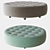 Deliciously Comfortable Cookie Ottoman 3D model small image 1