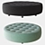 Deliciously Comfortable Cookie Ottoman 3D model small image 2