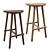 Tolv Figura Barstool - Simple Elegance for Your Space 3D model small image 1