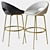 Orb Bar Stool: Sleek & Stylish 3D model small image 2