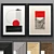  Elegant Art Frame Set 3D model small image 1