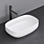 Elegant VALLONE PEYTO III Washbasin 3D model small image 1