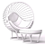 Suspended Metal Chair 3D model small image 8