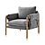 Havana Accent Chair 3D model small image 5