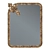 Elegant Bronze Mirror Baguette 3D model small image 5