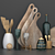 Stylish Kitchen Decor Set 3D model small image 7