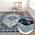 Premium Carpet Set: High-Quality Textures. 3D model small image 5