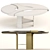 Stylish Halley Dining Table 3D model small image 4