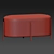 Cozy Bliss Ottoman Pouf 3D model small image 2