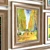 Van Gogh Wood Frame Art 3D model small image 4