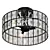 Dazzling Crystal Ceiling Light 3D model small image 1