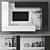 Modern TV Stand Set 111 3D model small image 1