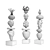 Spiritual Totem Sculpture Set 3D model small image 7