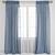 Elegant Window Curtains 3D model small image 1