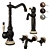 Chester Classic Kitchen Tap: Timeless Elegance 3D model small image 1