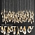 Seed Cloud 112 Buds Chandelier: Elegant Illumination Elegance 3D model small image 1