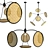 Natural Rattan Pendant Lamp 3D model small image 1