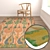 High-Quality Carpet Set: 3 Variations 3D model small image 5