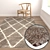 Luxury Carpet Set: High Quality Textures 3D model small image 5