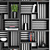 Modular Bookshelf and Cabinet Combo 3D model small image 2