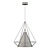 Sleek Modern Pendant Light 3D model small image 3