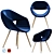 Crazy Little Perillo Chair: Compact Design, Maximum Comfort 3D model small image 2