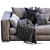 Modern Sofa Design: Jesse's Arthur 3D model small image 4