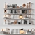 Modern Shelf Unit with Vray & Corona Renders 3D model small image 1