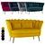 Sleek Santena 2 Seater Sofa 3D model small image 1