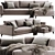 Meridiani Louis Up Sofa - Modern and Elegant Furniture 3D model small image 1