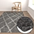 Luxury Carpet Set: High-Quality Textures 3D model small image 5