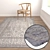 Luxury Rug Collection: Set of 3 High-Quality Carpets 3D model small image 5