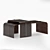 Luxury Italian Couch Table by Bottega Veneta 3D model small image 1
