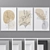 Abstract Modern Photo Frames Set 3D model small image 1