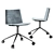 Flex Executive: Low Back Swivel Chair 3D model small image 1