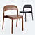 Modern Hunter Stacking Chair 3D model small image 1