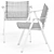 Elegant Branch Chair by TRIBU 3D model small image 5