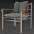 Byron Leather Armchair - Elegant, Modern, and Luxurious 3D model small image 2