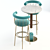 Mezzo Berry Bar Chair & Foster Bar Table 3D model small image 4