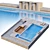 Modern Pool Design Kit 3D model small image 3