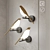 Elegant LED Bird Wall Lamp 3D model small image 2