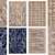 Vintage Rug Collection 3D model small image 1