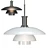 Elegant PH 4½-4 Pendant Light 3D model small image 2